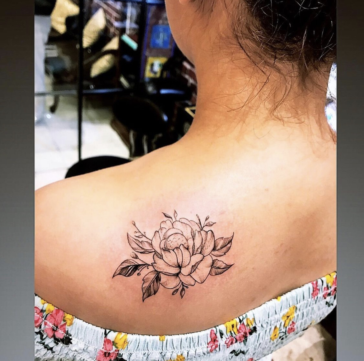 Floral tattoos for girls