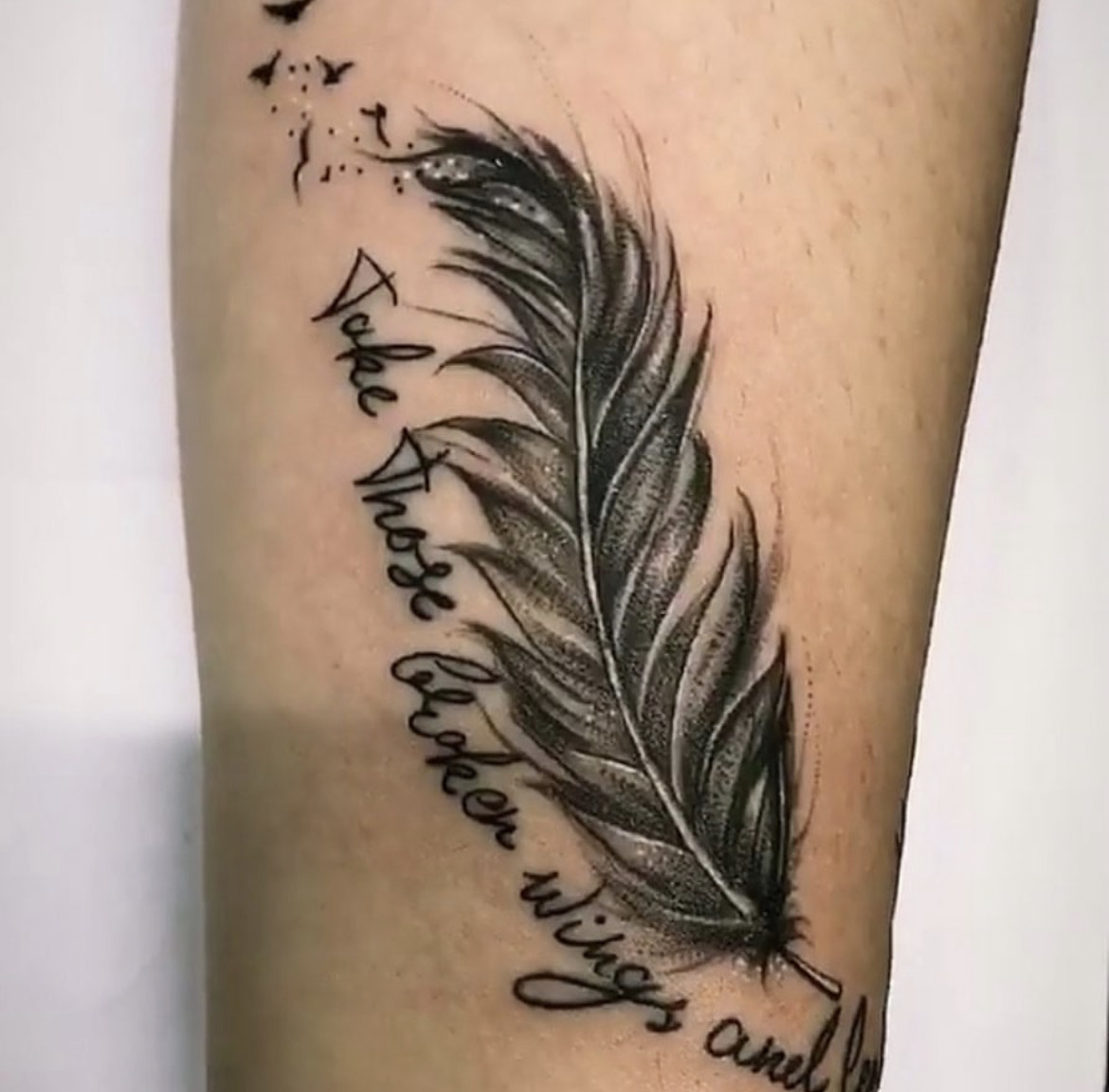 Feather tattoo