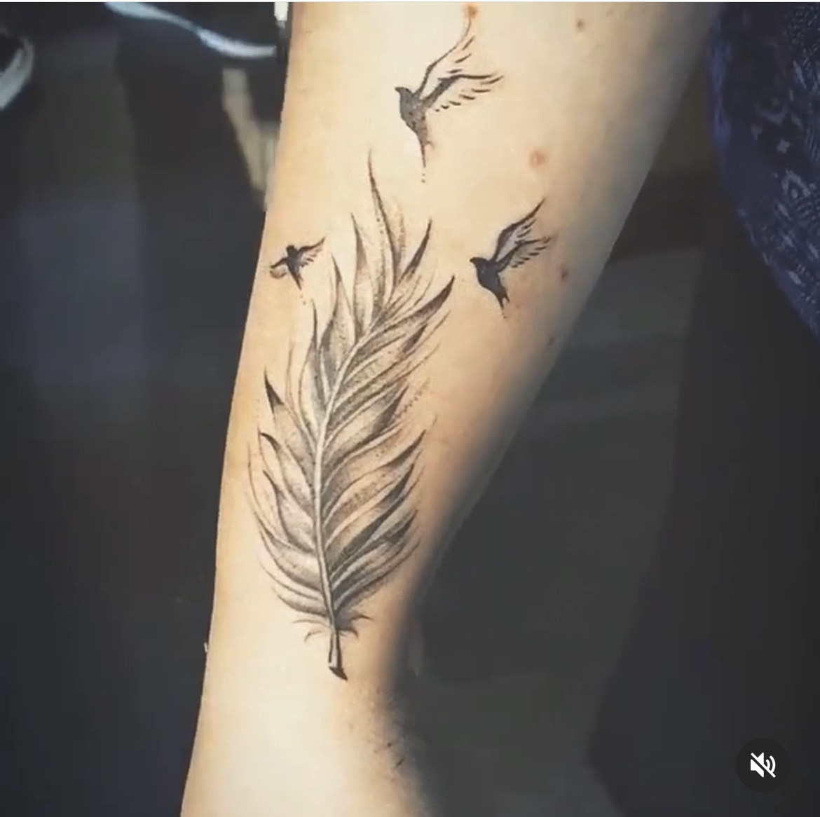 Feather tattoo