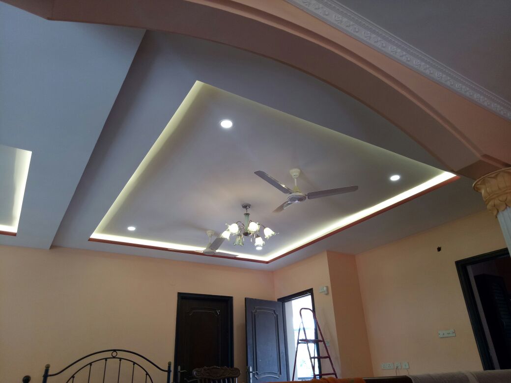 Salons False Ceiling Design in bangalore