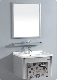 Bathroom Cabinets Stainless Steel / PVC