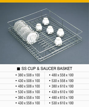 Cup Saucer Basket