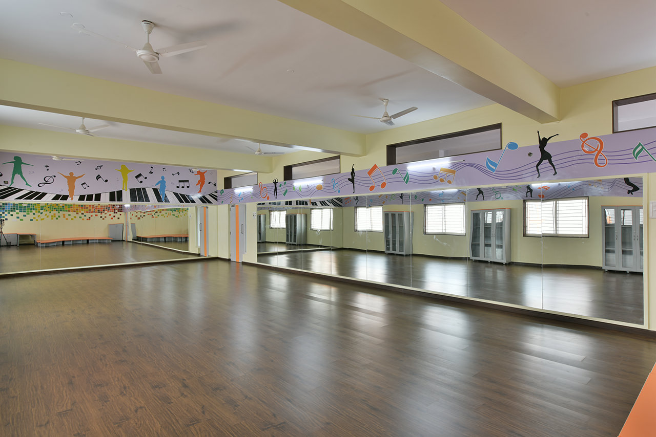 Dance room interior design