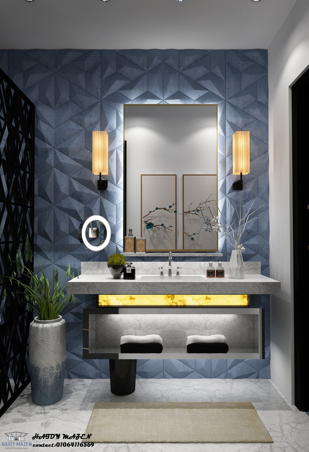Artistic Bathroom Interior Design