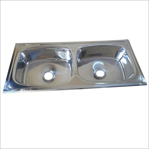 Double Bowl Straight Sink manufactured in delhi