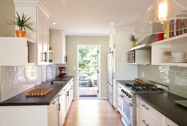 Parallel kitchen interior design
