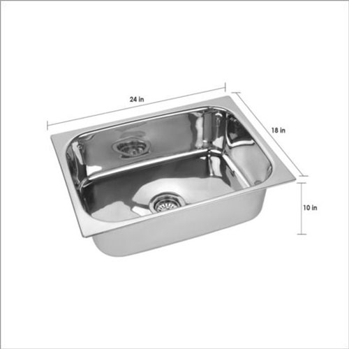 Single Bowl Straight Sink manufactured in delhi