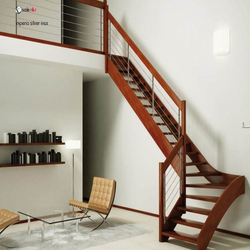 Wood duplex stairs