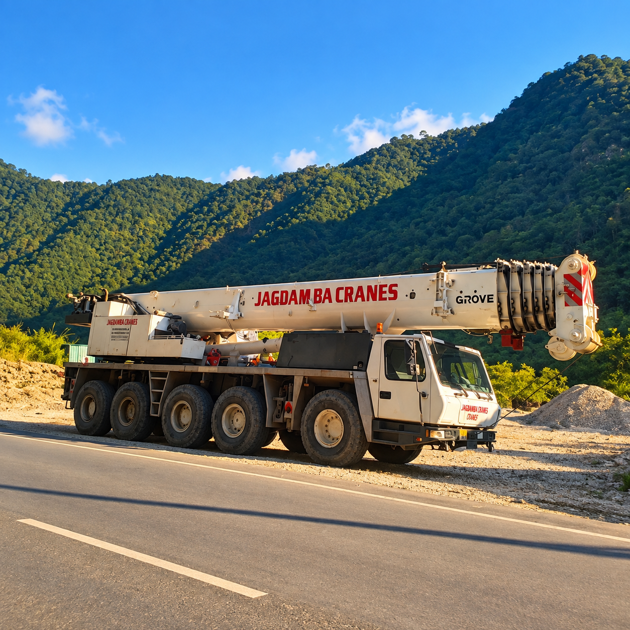 Industrial Crane Rental for Heavy Equipment Installation