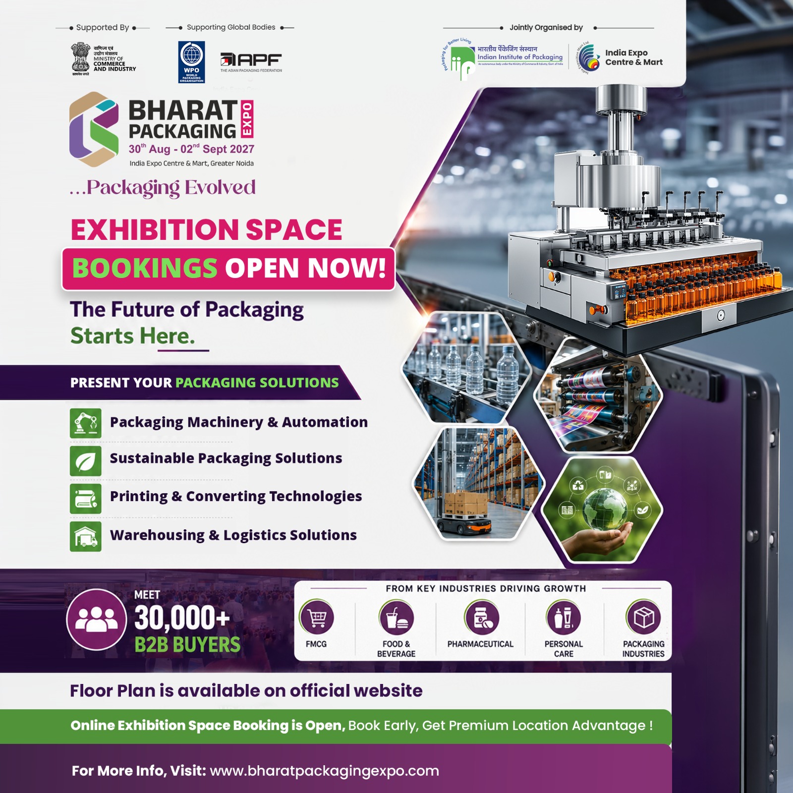 Packaging Innovation & Technology Showcase | Bharat Packaging Expo 2027