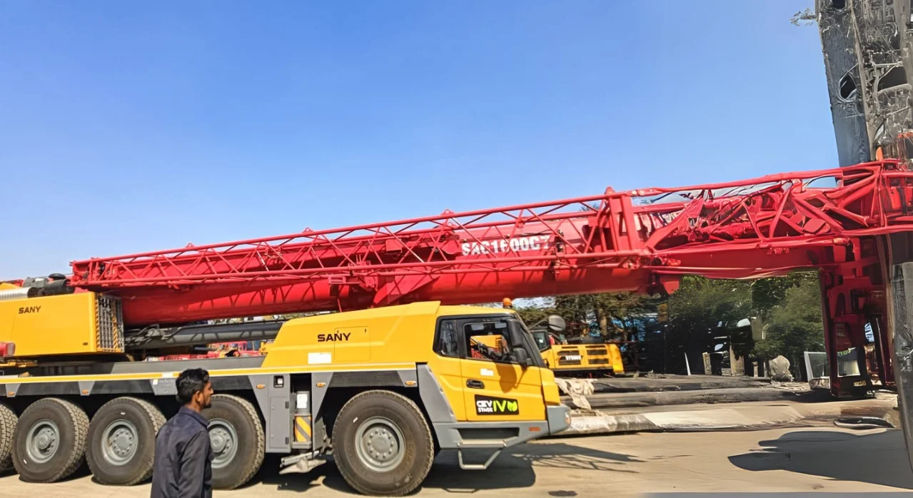 Sany Crane Rental Service for Heavy Lifting