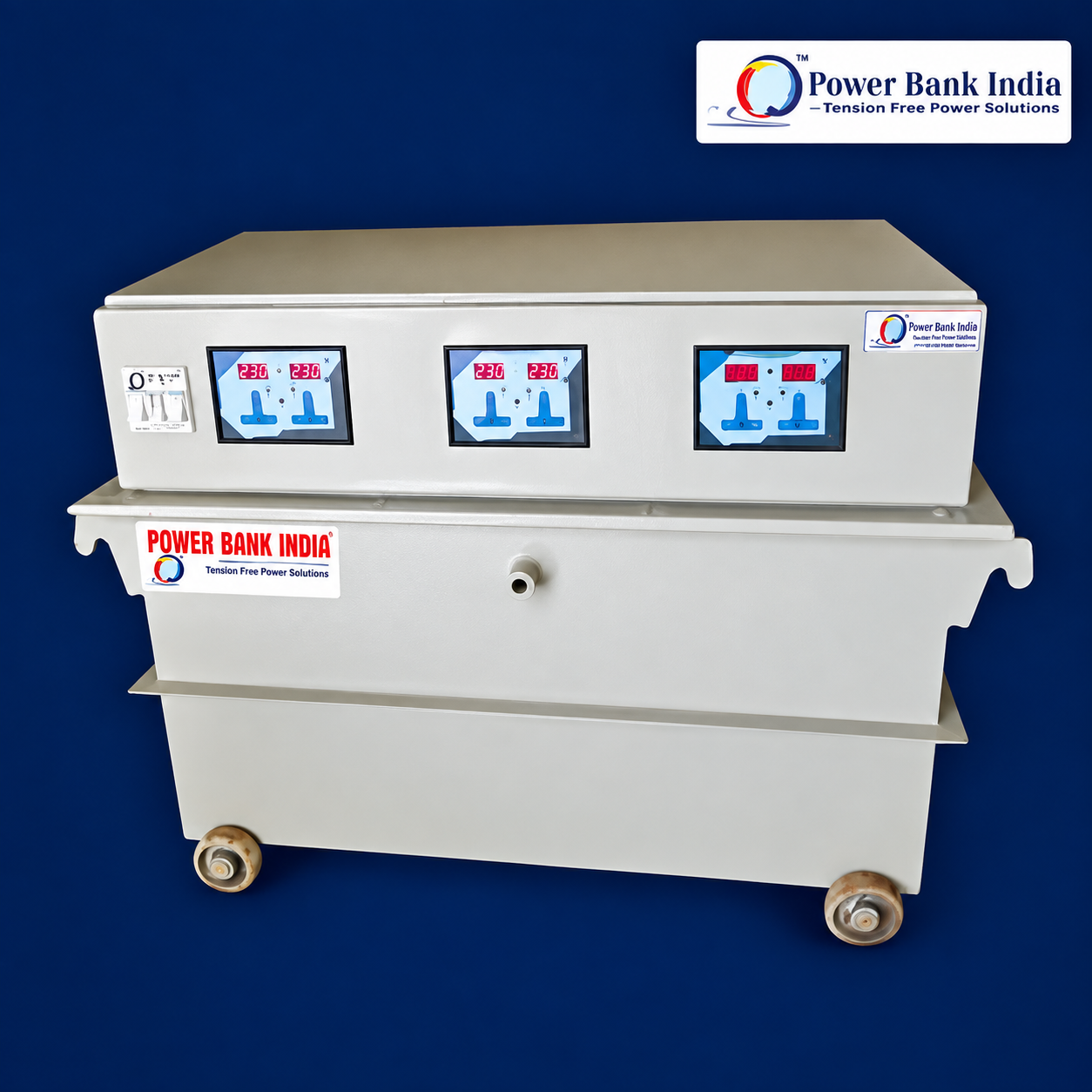 Three Phase Servo Stabilizer | Power Bank India