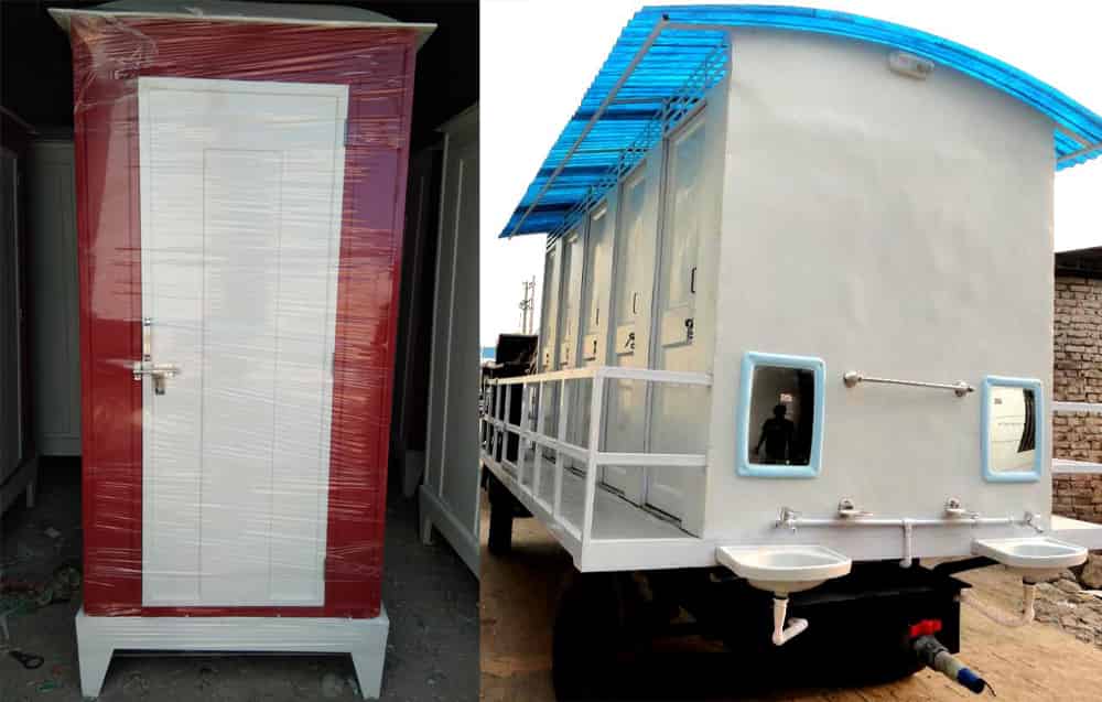 FRP Mobile Toilet Van