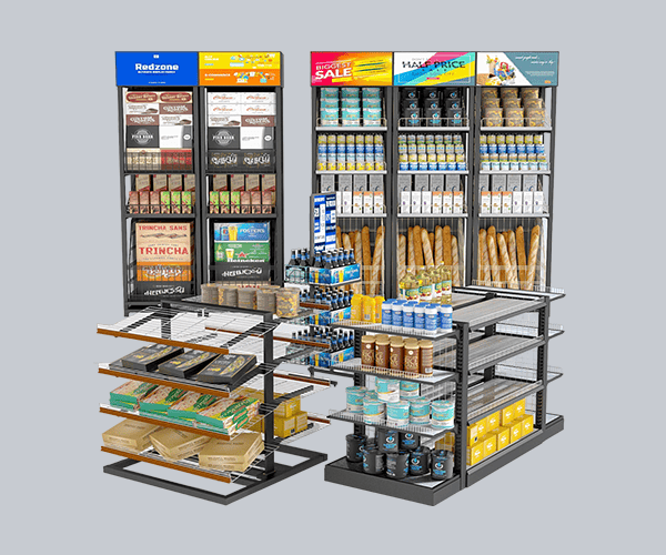Grocery Supermarket Display Racks
