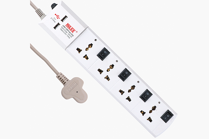 5v 2.1A 2 port USB Extension Cord, HEPL-6667