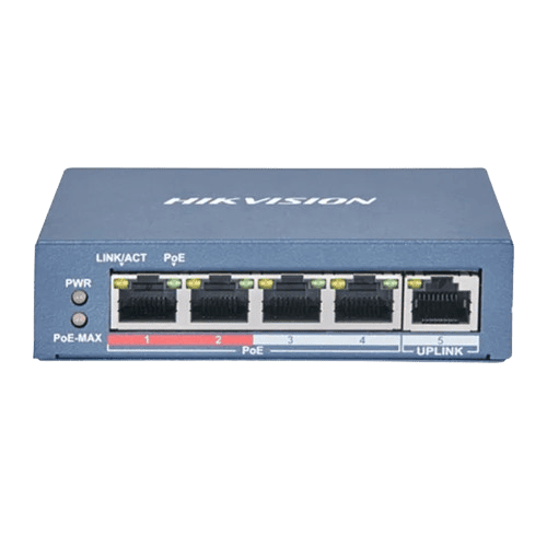 HIKVISION 4 Port PoE Switch DS 3E0105P E or M
