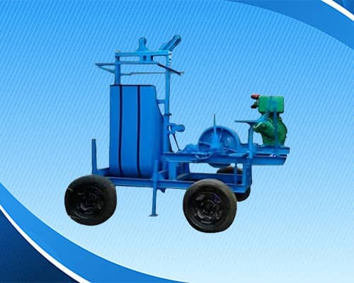 Two Leg Material Lift with Diesel Engine