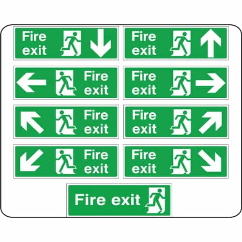 Fire Exit Signage