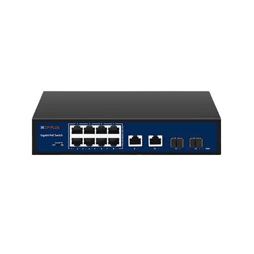 CP Plus 8 Port Giga PoE Switch with SFP Port CP DNW GPU8G2F2 96