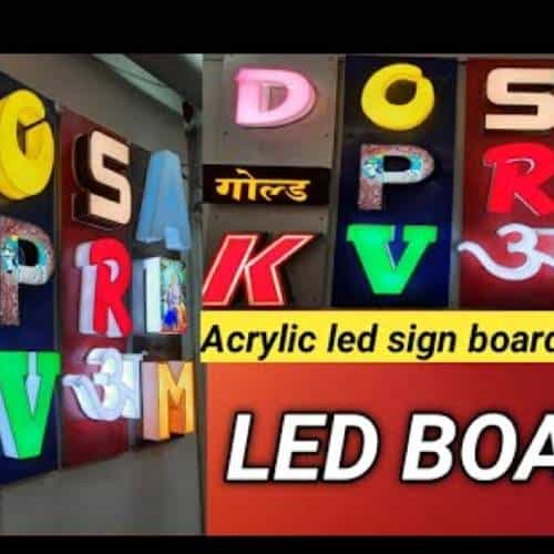 Acrylic Letter Light Board