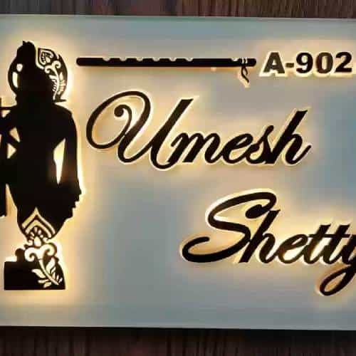 Acrylic Light Name Plate
