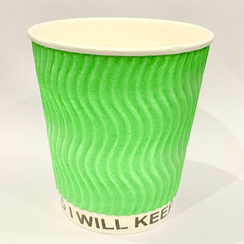180ml Ripple Paper Glass