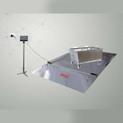 Low Profile Weighing Scale with Two Side Ramp
