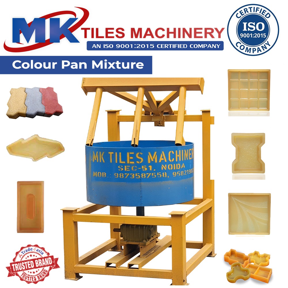 Paver Block Color Pan Mixer