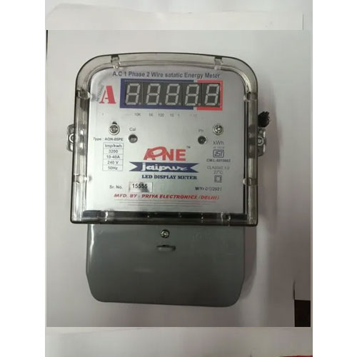 Led Energy Meter, For Residential, 440 V