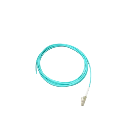 1m Simplex LC OM3 Fiber Optic Pigtail Multimode - 0.9mm PVC