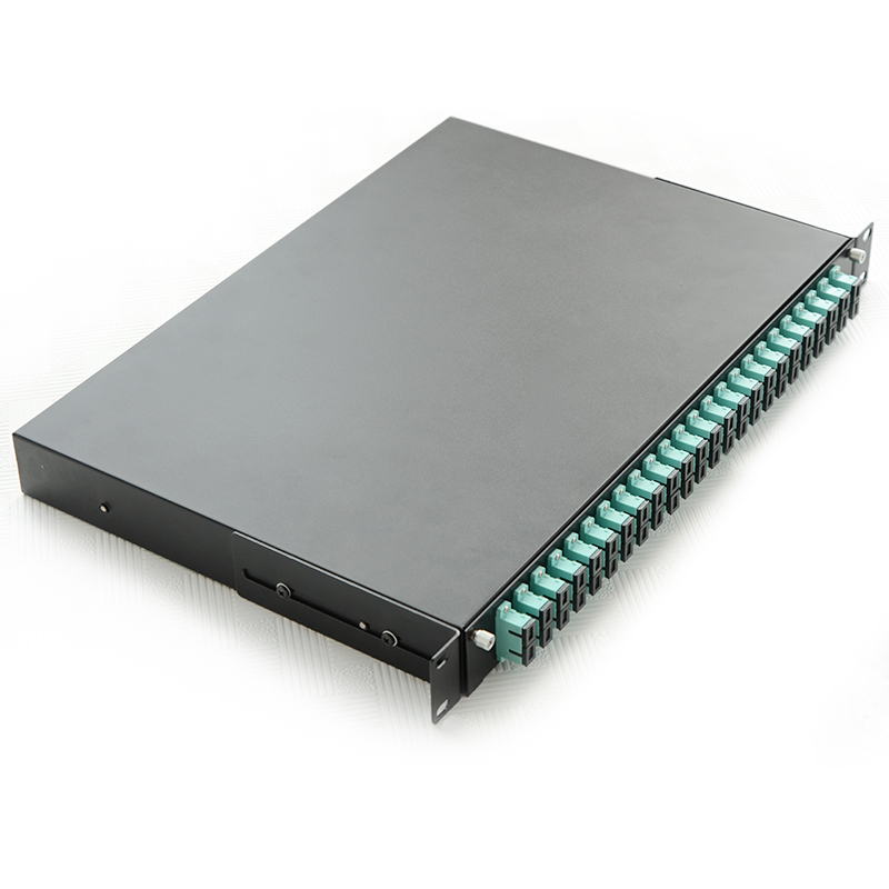 1U 48-Port MPO/MTP High-Density Fiber Optic Patch Panel