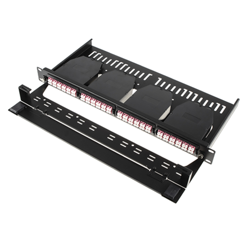 96-Port 1U Rack-Mounted MPO/MTP-LC Duplex Modular Patch Panel