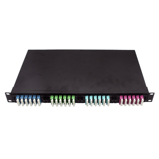 96F 1U FHD MPO/MTP-LC Fixed Rack-Mount Fiber Patch Panel