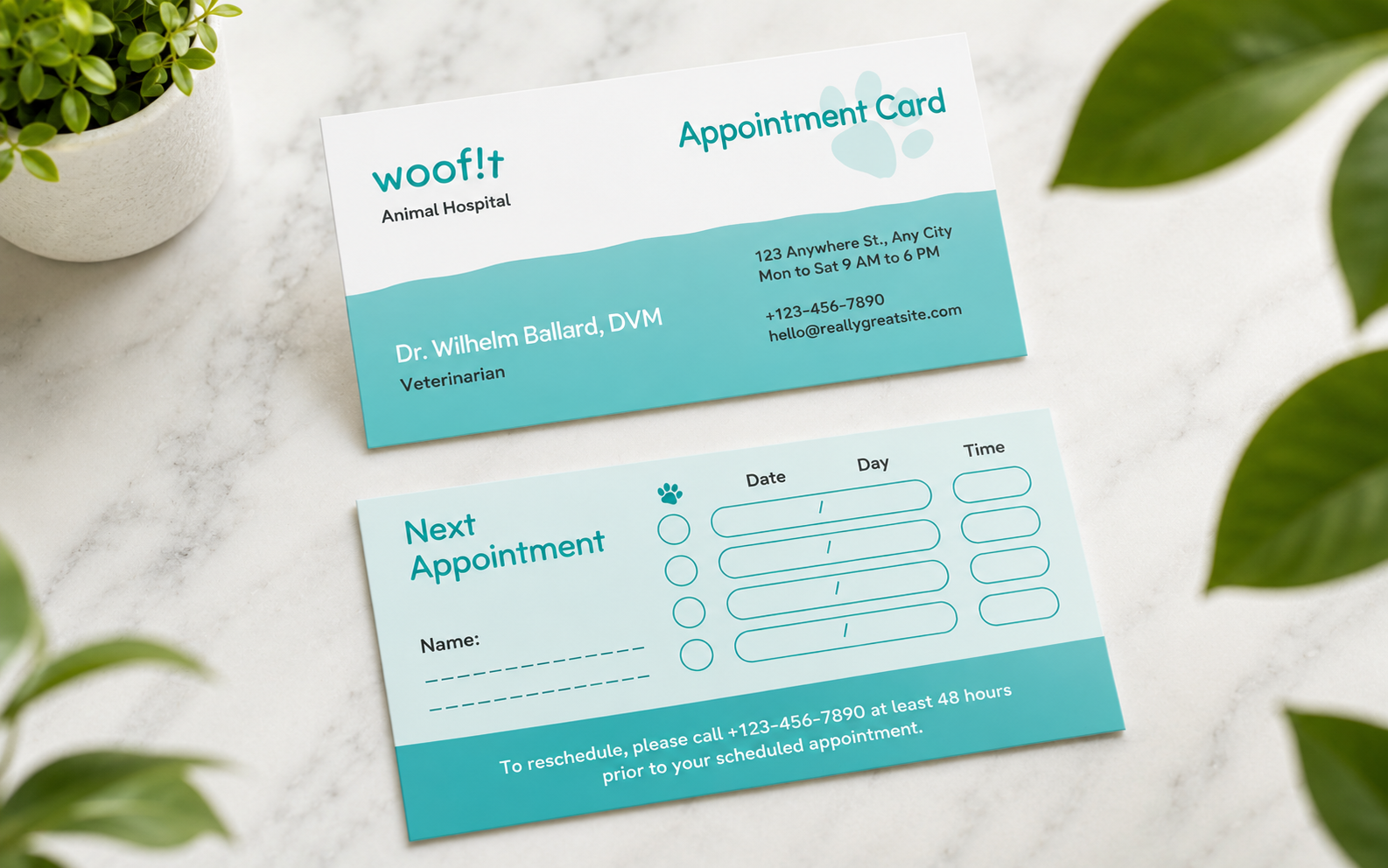 Appointment Cards
