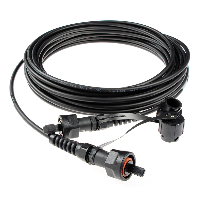 Armored ODVA MPO 24-Fiber Outdoor Waterproof Patch Cable