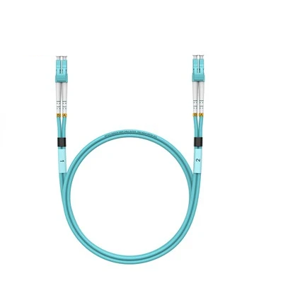 LC UPC- LC UPC Duplex 2.0mm LSZH OM3 Multimode Fiber Optic Patch Cable