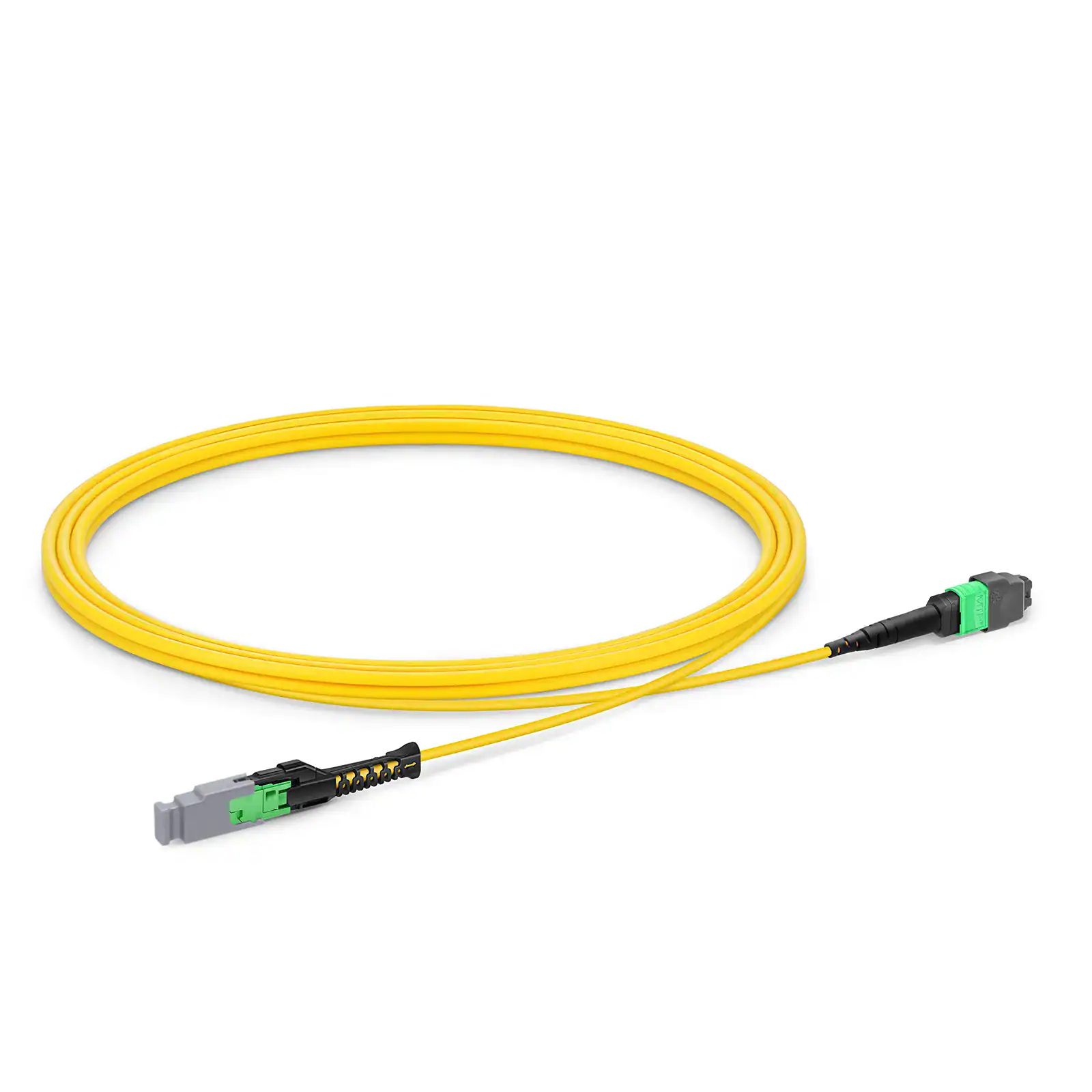 MMC-16 to MTP-16 OS2/OM4 High-Density Fiber Optic Patch Cable