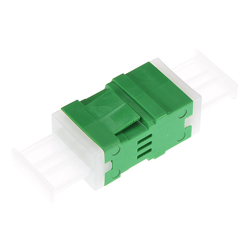 MPO APC Fiber Adapter without Flange, Plastic Type
