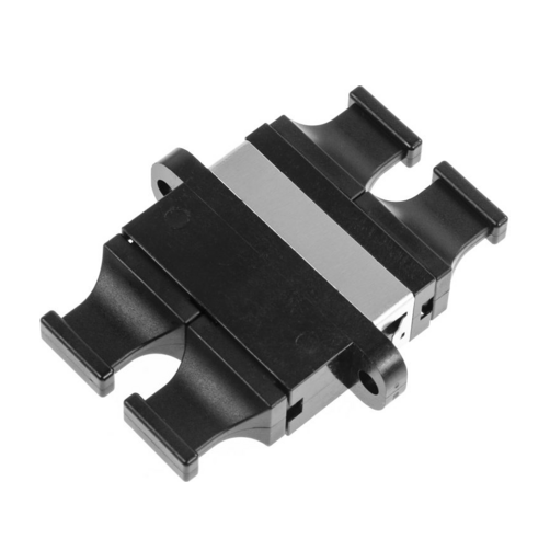 MPO/MTP Duplex Fiber Optic Adapter with Alignment Flange