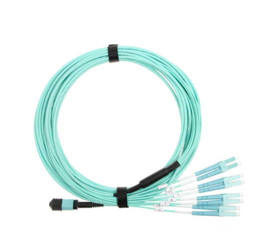 MPO/MTP to LC UPC OM3 8-Core Breakout Patch Cable