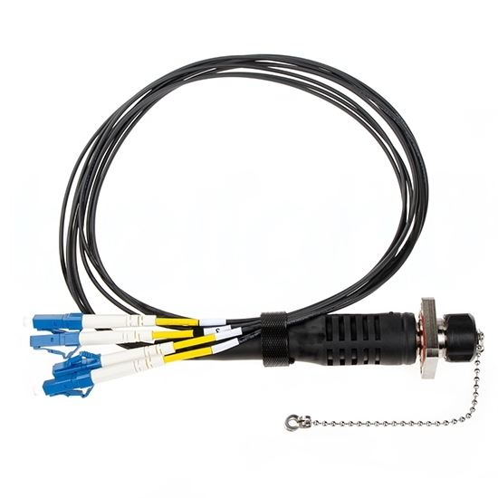 ODC Socket to LC Single Mode 4-Core 2.0 mm Outdoor Fiber Patch Cord