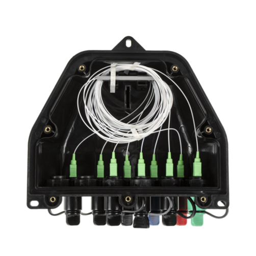 Pole-Mounted FTTA 10-Core Pre-Connected FAT/CTO Box (Outdoor)