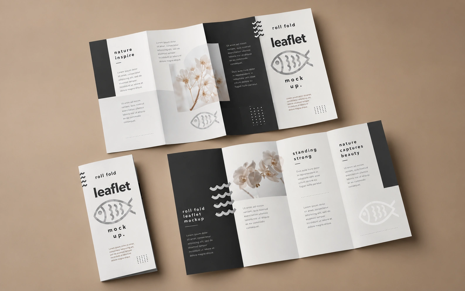 Roll Fold Leaflets & Flyers