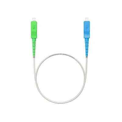 SC APC SC UPC Patch Cord White