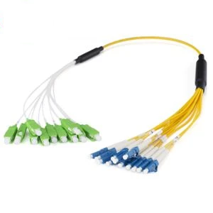 SC To LC Fan-out Patch Cable 12 F