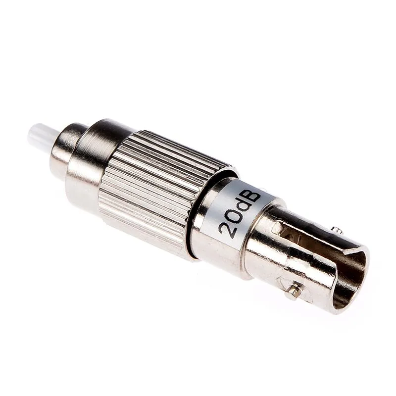 ST Female to FC Male Multimode Plug-In Fixed Fiber Optic Attenuator