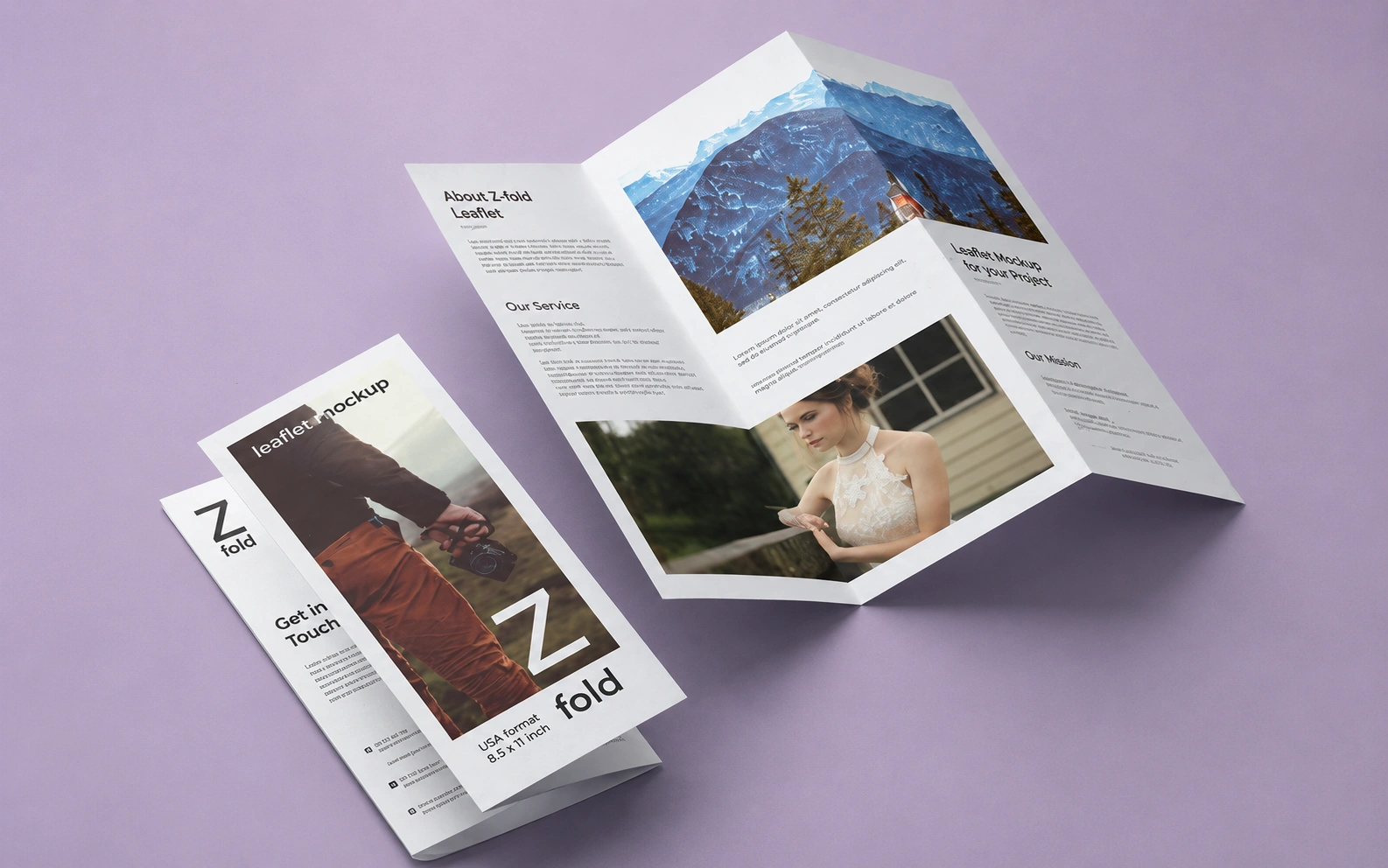 Z Fold Leaflets & Flyers