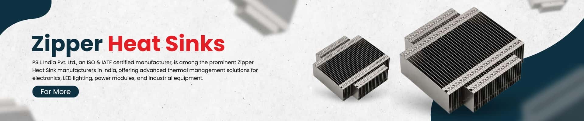 Zipper Heat Sinks