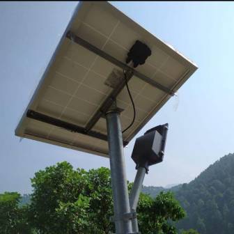 Solar Highmast Lighting System