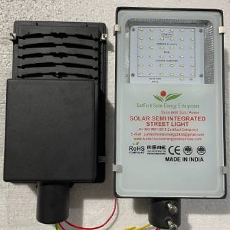 Solar Semi Integrated Street Light